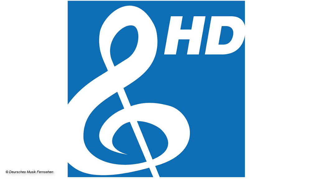 Logo Deutsches Musik Fernsehen - Notenschlüssel