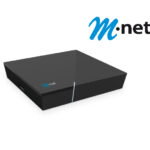 M-net TVplus 4K-Set-Top-Box und Logo