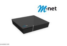 M-net TVplus 4K-Set-Top-Box und Logo