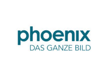 Phoenix Logo mit Schriftzug "Das ganze Bild"