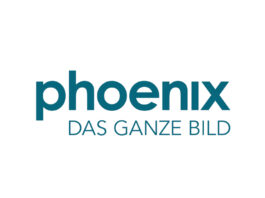 Phoenix Logo mit Schriftzug "Das ganze Bild"