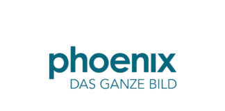 Phoenix Logo mit Schriftzug "Das ganze Bild"