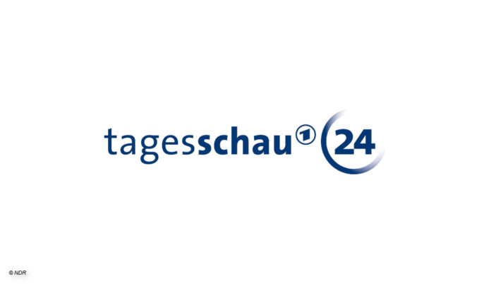 Logo Tagesschau24 weiß