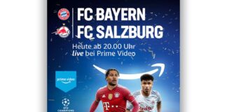 FC Bayern - RB Salzburg: Champions League Live Streamen bei Amazon Prime Video