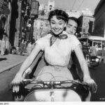 Audrey Hepburn und Gergory Peck auf einem Motorroller