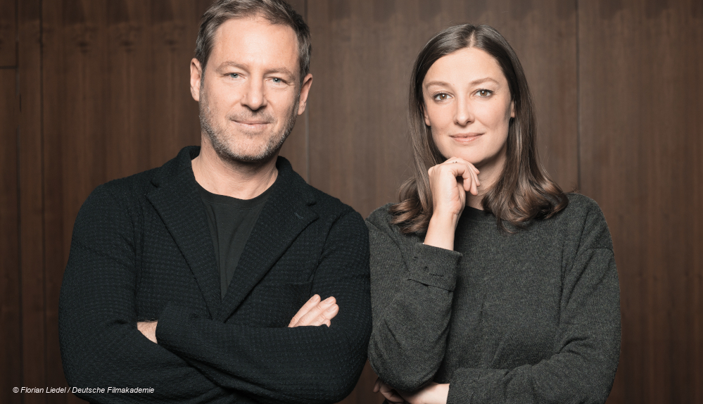 Das Präsidentenpaar der Deutschen Filmakademie Alexandra Maria Lara und Florian Gallenberger.