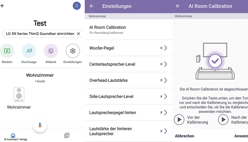 Test LG DSN11RG Soundbar App