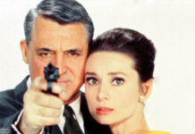 Charade mit Audrey Hepburn and Cary Grant