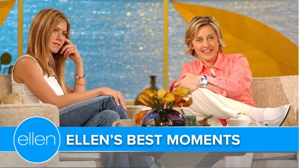 #Jennifer Aniston Gast in letzter Show von Ellen DeGeneres