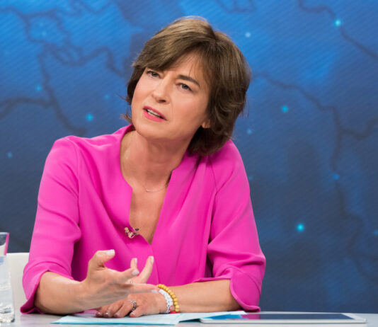 Maybrit Illner im ZDF, zu Gast NATO-Generalsekretär Jens Stoltenberg