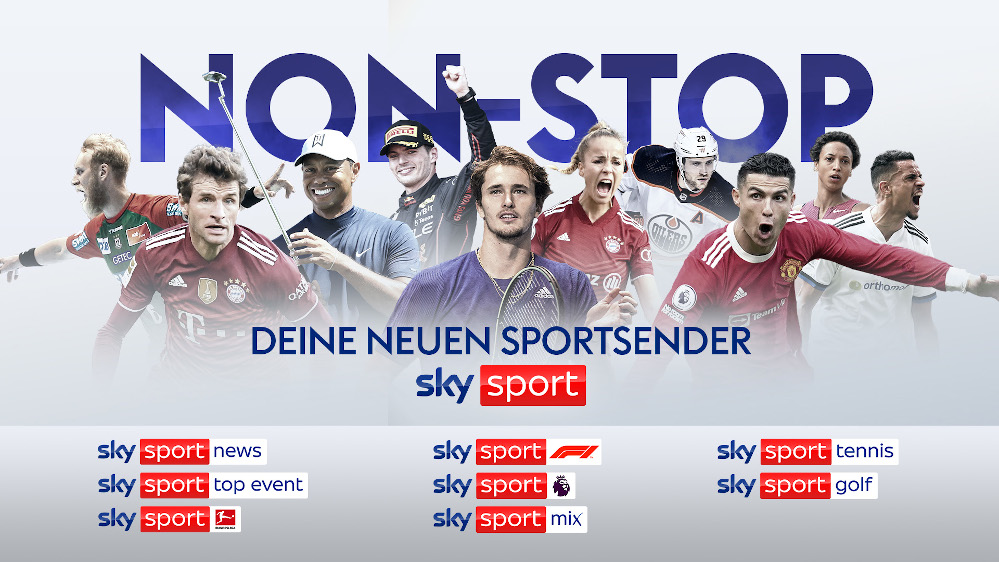 Neue Sender-Struktur bei Sky Sport