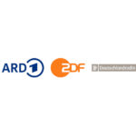 Logos der Anstalten des Öffentlich-Rechtlichen Rundfunks - ARD, ZDF, Deutschlandradio