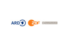 Logos der Anstalten des Öffentlich-Rechtlichen Rundfunks - ARD, ZDF, Deutschlandradio