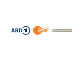 Logos der Anstalten des Öffentlich-Rechtlichen Rundfunks - ARD, ZDF, Deutschlandradio