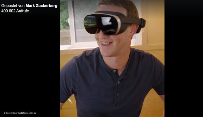 neues VR-Brillen-Modell von Facebook/Meta