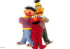Ernie, Elmo und Bert aus der Sesamstraße