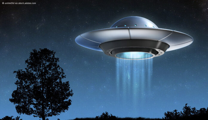 UFO fliegende Untertasse Symbolbild