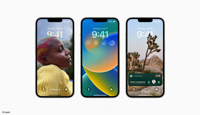 iOS16 auf dem iPhone
