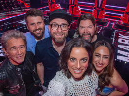 The Voice of Germany Jury mit Mark Forster, Rea Garvey und Peter Maffay