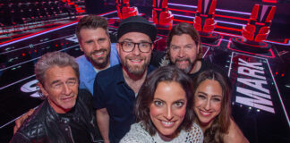 The Voice of Germany Jury mit Mark Forster, Rea Garvey und Peter Maffay