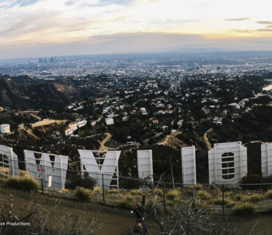 Hollywood-Zeichen von hinten Colc Case History