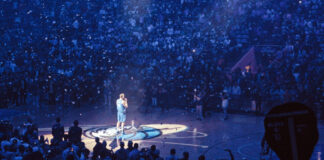 Dirk Nowitzki bei seinem Abschiedsspiel in Dallas