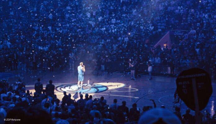 Dirk Nowitzki bei seinem Abschiedsspiel in Dallas