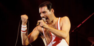 Freddie Mercury live in action