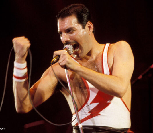 Freddie Mercury live in action