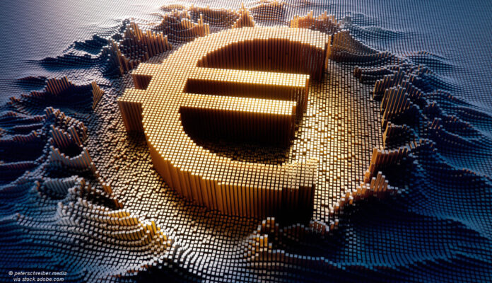 df-krypto-euro digitaler euro symbolbild