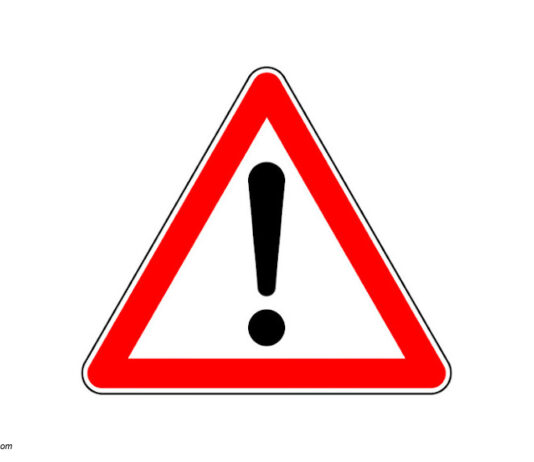 Warnung - Warnschild