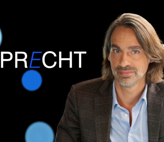 Richard David Precht in seiner Sendung "Precht" im ZDF