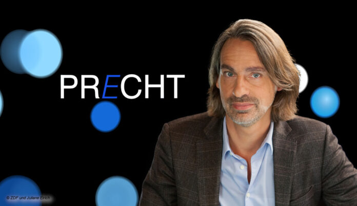 Richard David Precht in seiner Sendung 