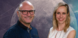 Kristin Linde von der Stiftung Planetarium Berlin und Karsten Möbius von MDR WISSEN
