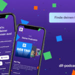 Smartphone mit offener DLF App