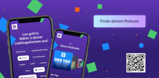 Smartphone mit offener DLF App