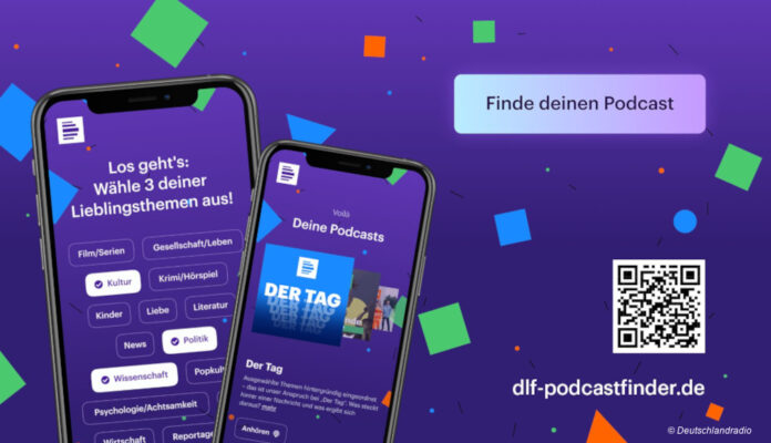 Smartphone mit offener DLF App