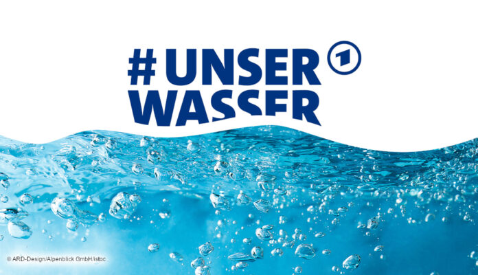 Wasser und Schriftzug des Thementages