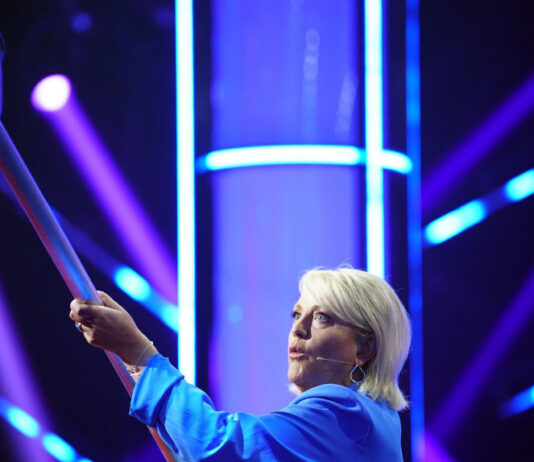 Ulla Kock am Brink in der "100.000 Mark Show"