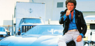 David Hasselhoff in "Knight Rider"