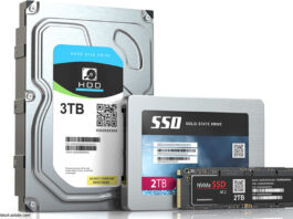 Festplatten SSD HDD