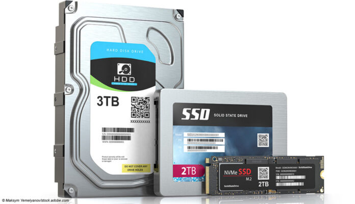 Festplatten SSD HDD