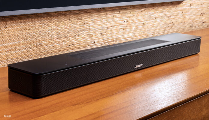 Soundbar unter Fernseher