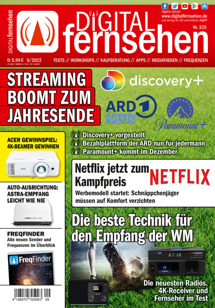 Cover DIGITAL FERNSEHEN 9/2022