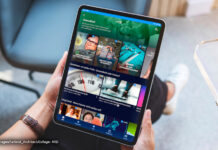 Tablet mit ARD Mediathek