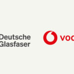 Logos Deutsche Glasfaser und Vodafone