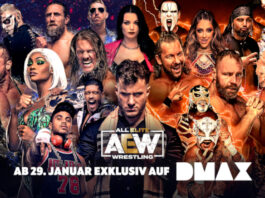 AEW Wrestling Stars Gruppenfoto