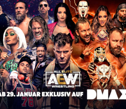 AEW Wrestling Stars Gruppenfoto