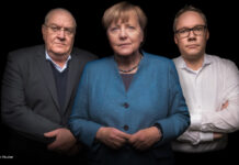 Thomas Fischer, Angela Merkel und Holger Schmidt