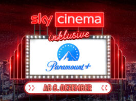 Werbebanner Sky und Paramount+